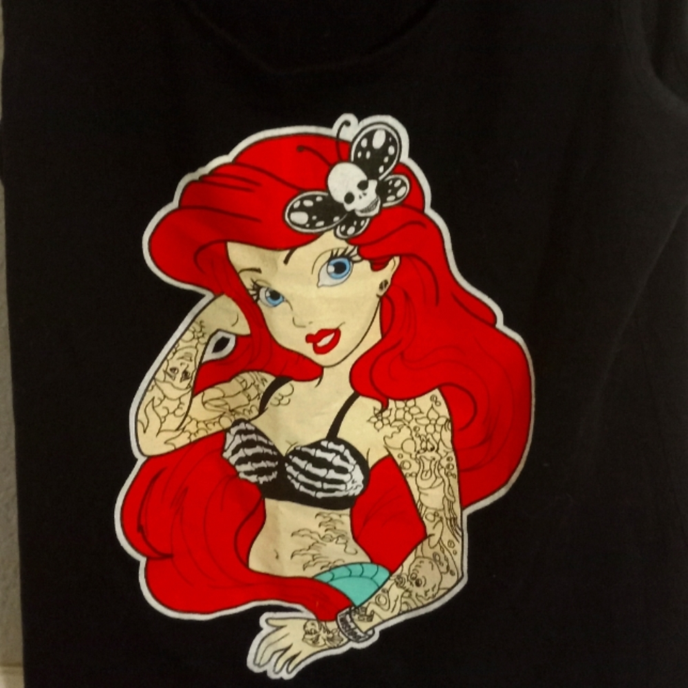 Twisted little mermaid ariel tanktop